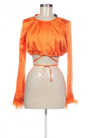 Damen Shirt Bershka, Größe M, Farbe Orange, Preis 21,99 €