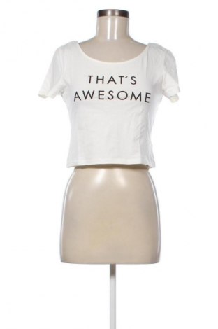 Damen Shirt H&M Divided, Größe M, Farbe Weiß, Preis € 9,72