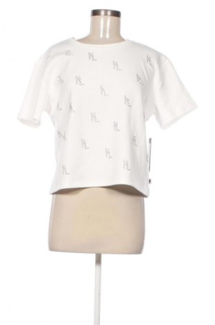 Bluză de femei Karl Lagerfeld, Mărime M, Culoare Alb, Preț 568,38 Lei