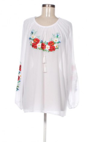 Γυναικεία μπλούζα Unbranded, Μέγεθος 4XL, Χρώμα Λευκό, Τιμή 9,72 €