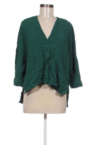 Bluză de femei Zara, Mărime M, Culoare Verde, Preț 54,50 Lei