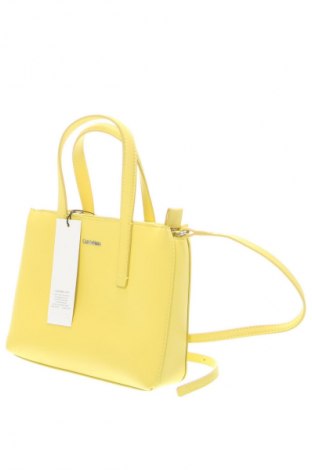 Γυναικεία τσάντα Calvin Klein, Χρώμα Κίτρινο, Τιμή 129,99 €