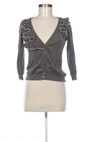 Damen Strickjacke JEI O', Größe XS, Farbe Grau, Preis 32,00 €