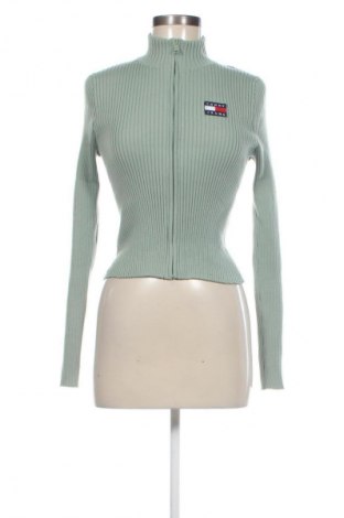 Női kardigán Tommy Jeans, Méret L, Szín Zöld, Ár 25 279 Ft