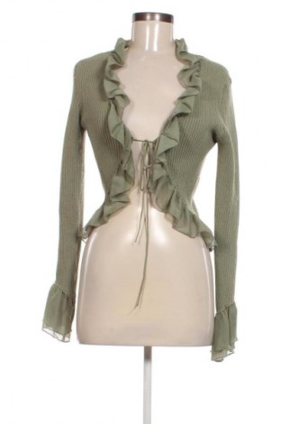 Damen Strickjacke Zara, Größe M, Farbe Grün, Preis € 13,80