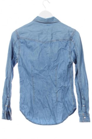 Γυναικείο πουκάμισο H&M L.O.G.G., Μέγεθος XS, Χρώμα Μπλέ, Τιμή 12,68 €