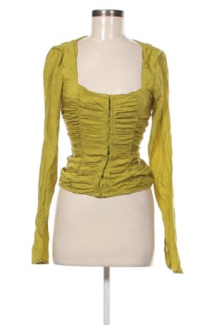 Cămașă de femei NA-KD, Mărime S, Culoare Verde, Preț 141,99 Lei