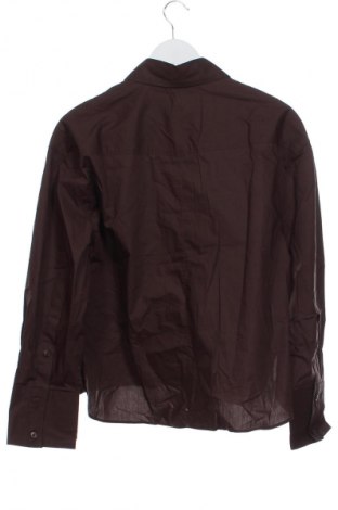 Дамска риза Zara, Размер XS, Цвят Кафяв, Цена 26,99 лв.