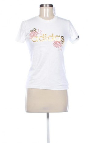 Γυναικείο t-shirt Adidas, Μέγεθος XS, Χρώμα Λευκό, Τιμή 13,81 €