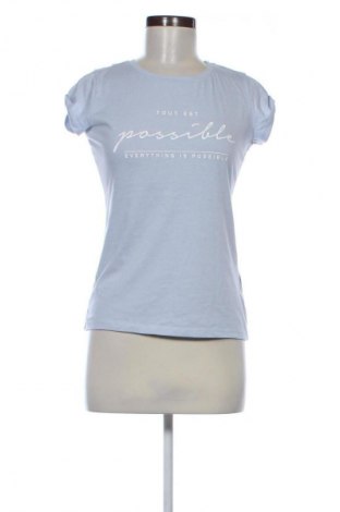 Γυναικείο t-shirt Amisu, Μέγεθος S, Χρώμα Μπλέ, Τιμή 9,00 €