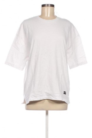 Damski T-shirt Bershka, Rozmiar XS, Kolor Biały, Cena 39,08 zł