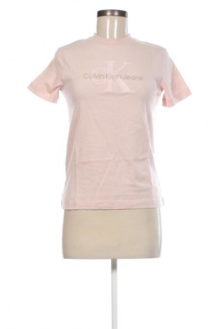 Tricou de femei Calvin Klein Jeans, Mărime XS, Culoare Roz, Preț 272,99 Lei
