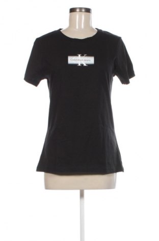 Damen T-Shirt Calvin Klein Jeans, Größe L, Farbe Schwarz, Preis € 41,99