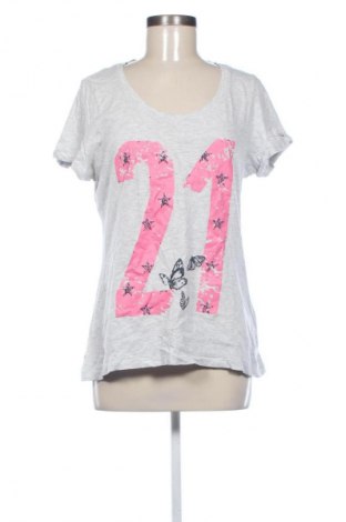 Γυναικείο t-shirt Esmara, Μέγεθος L, Χρώμα Γκρί, Τιμή 8,70 €