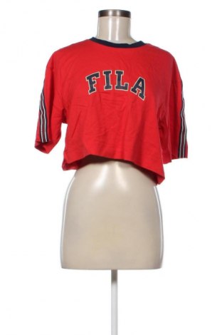 Γυναικείο t-shirt FILA, Μέγεθος M, Χρώμα Κόκκινο, Τιμή 13,81 €