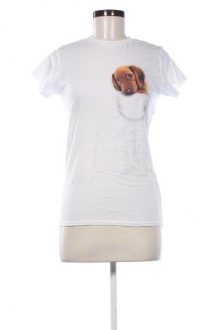 Tricou de femei Gildan, Mărime M, Culoare Alb, Preț 44,74 Lei