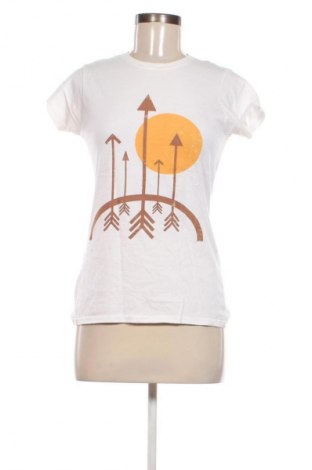 Γυναικείο t-shirt Gildan, Μέγεθος M, Χρώμα Λευκό, Τιμή 8,75 €