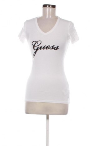 Γυναικείο t-shirt Guess, Μέγεθος S, Χρώμα Λευκό, Τιμή 20,99 €