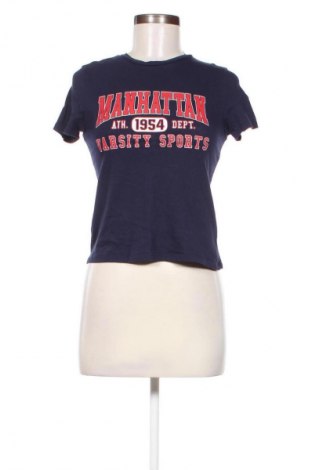 Γυναικείο t-shirt H&M Divided, Μέγεθος XS, Χρώμα Μπλέ, Τιμή 9,21 €