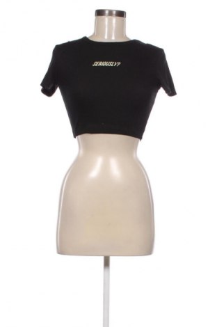 Dámske tričko H&M Divided, Veľkosť XS, Farba Čierna, Cena  8,70 €