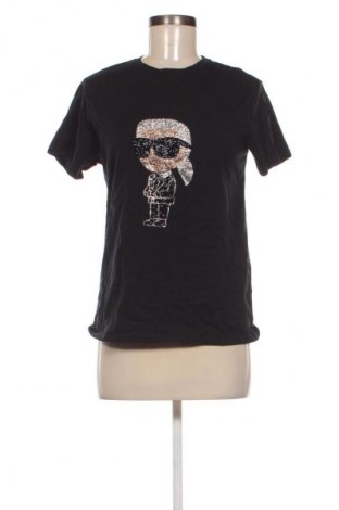 Tricou de femei Karl Lagerfeld, Mărime M, Culoare Negru, Preț 439,99 Lei