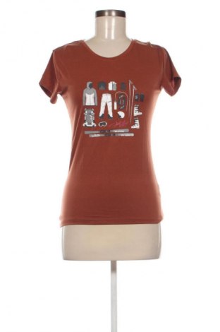 Γυναικείο t-shirt Kilpi, Μέγεθος S, Χρώμα Καφέ, Τιμή 17,99 €