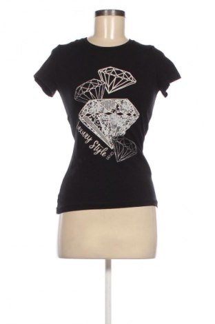Damski T-shirt Liu Jo, Rozmiar XS, Kolor Czarny, Cena 126,44 zł