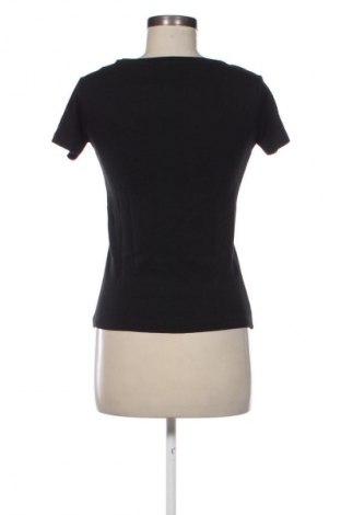 Γυναικείο t-shirt Mango, Μέγεθος S, Χρώμα Μαύρο, Τιμή 21,38 €
