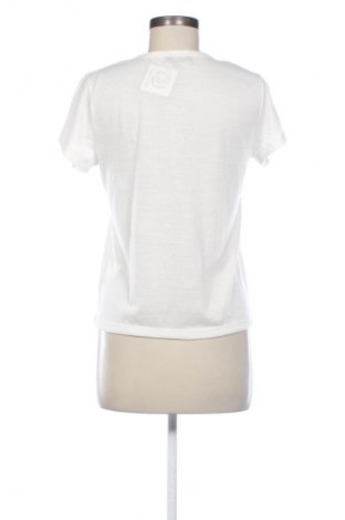 Damski T-shirt Sinsay, Rozmiar XS, Kolor ecru, Cena 40,45 zł