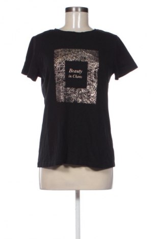 Tricou de femei Stradivarius, Mărime M, Culoare Negru, Preț 48,35 Lei