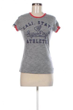 Damen T-Shirt Superdry, Größe S, Farbe Grau, Preis 8,99 €