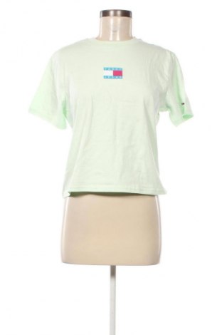 Tricou de femei Tommy Jeans, Mărime XS, Culoare Verde, Preț 212,99 Lei