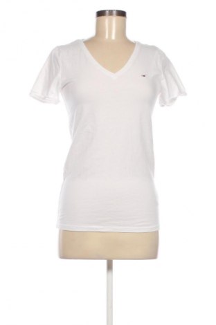 Damen T-Shirt Tommy Jeans, Größe M, Farbe Weiß, Preis 17,39 €