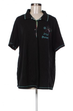 Γυναικείο t-shirt Ulla Popken, Μέγεθος XXL, Χρώμα Μαύρο, Τιμή 10,00 €