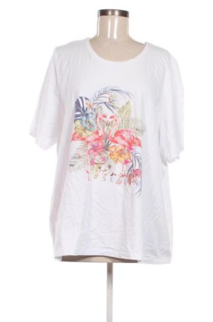 Γυναικείο t-shirt Ulla Popken, Μέγεθος 3XL, Χρώμα Πολύχρωμο, Τιμή 11,99 €