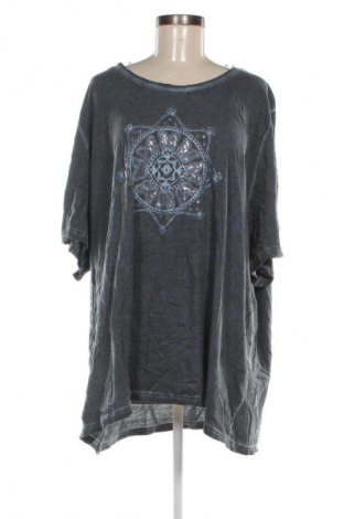 Γυναικείο t-shirt Ulla Popken, Μέγεθος 4XL, Χρώμα Πολύχρωμο, Τιμή 14,99 €