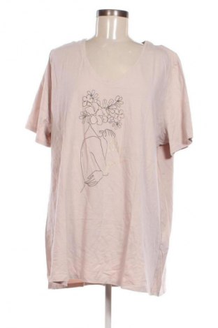 Γυναικείο t-shirt Yessica, Μέγεθος XXL, Χρώμα Σάπιο μήλο, Τιμή 10,99 €