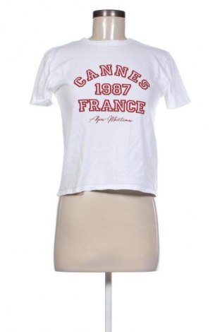 Tricou de femei Zara, Mărime M, Culoare Alb, Preț 28,62 Lei