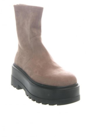 Botine de damă Calvin Klein Jeans, Mărime 37, Culoare Bej, Preț 729,99 Lei
