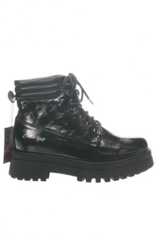 Botine de damă Cotton Belt, Mărime 38, Culoare Negru, Preț 368,42 Lei