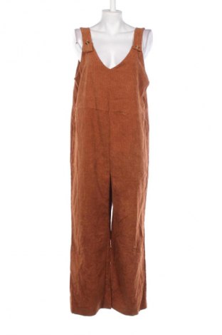 Langer Damen-Overall SHEIN, Größe 3XL, Farbe Braun, Preis 53,99 €