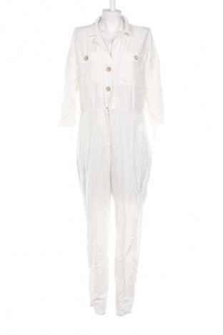 Langer Damen-Overall Zara, Größe M, Farbe Weiß, Preis 28,99 €