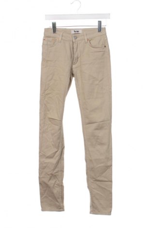 Blugi de femei Acne, Mărime XS, Culoare Bej, Preț 436,84 Lei