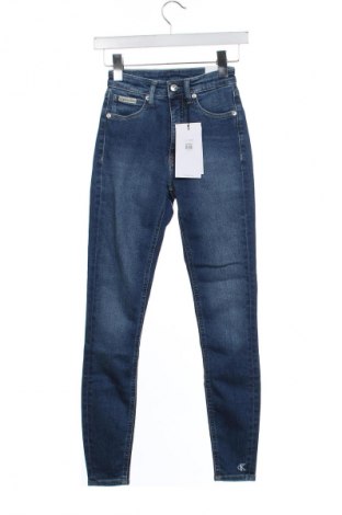 Dámské džíny  Calvin Klein Jeans, Velikost XXS, Barva Modrá, Cena  2 699,00 Kč