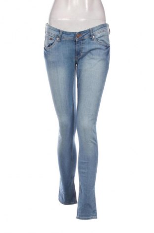 Damskie jeansy H&M, Rozmiar L, Kolor Niebieski, Cena 67,41 zł
