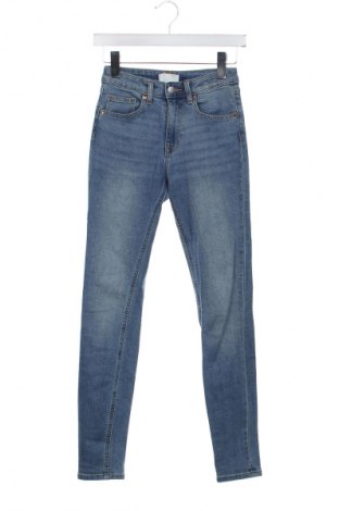 Dámské džíny  H&M, Velikost XS, Barva Modrá, Cena  371,00 Kč