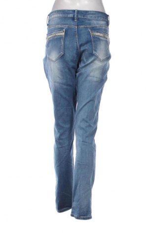 Blugi de femei Kiss Pink, Mărime 3XL, Culoare Albastru, Preț 76,30 Lei
