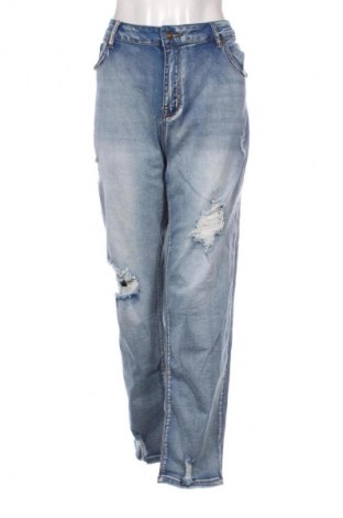 Damskie jeansy Unbranded, Rozmiar XXL, Kolor Niebieski, Cena 67,41 zł