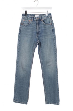 Damskie jeansy Zara, Rozmiar S, Kolor Niebieski, Cena 62,92 zł