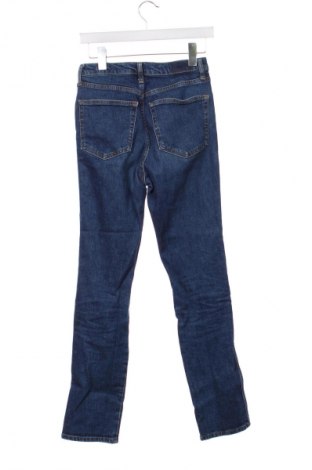 Damskie jeansy Zara, Rozmiar XS, Kolor Niebieski, Cena 76,51 zł